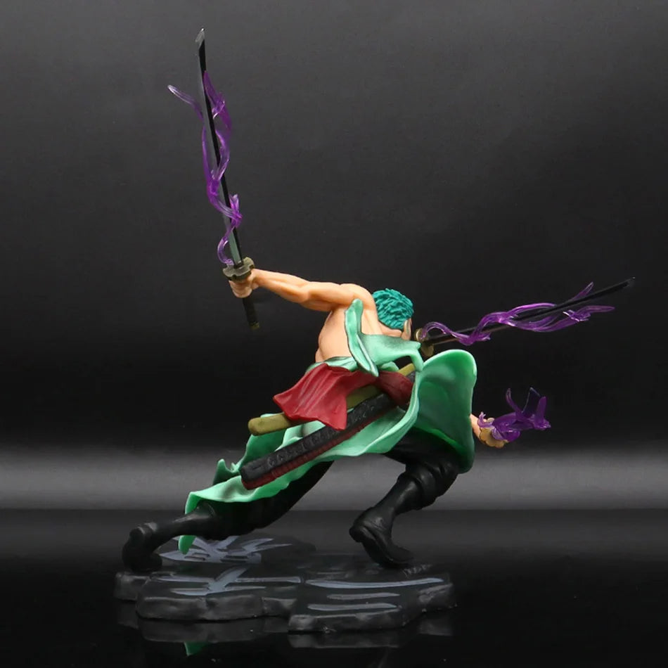 One Piece Roronoa Zoro Anime Action Figure - Three-Blade Sa-Maximum Manga Statue Model for Collectors And Kids