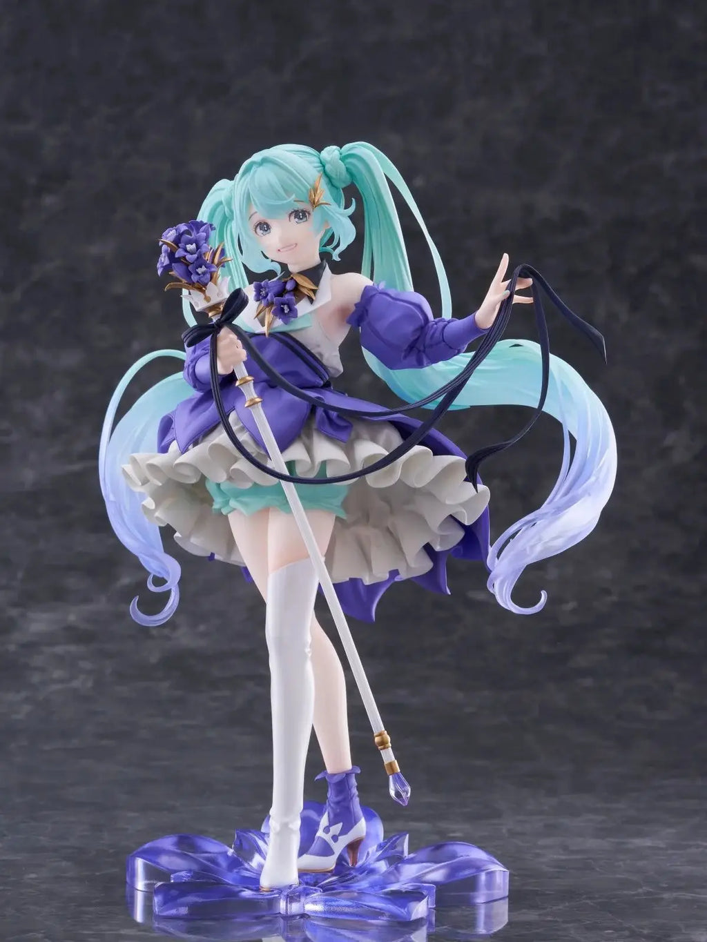 Judai Original Taito Artist Master Piece AMP VOCALOID HATSUNE MIKU Birthday 2024 Flower PVC Action Figure Model Doll Toys