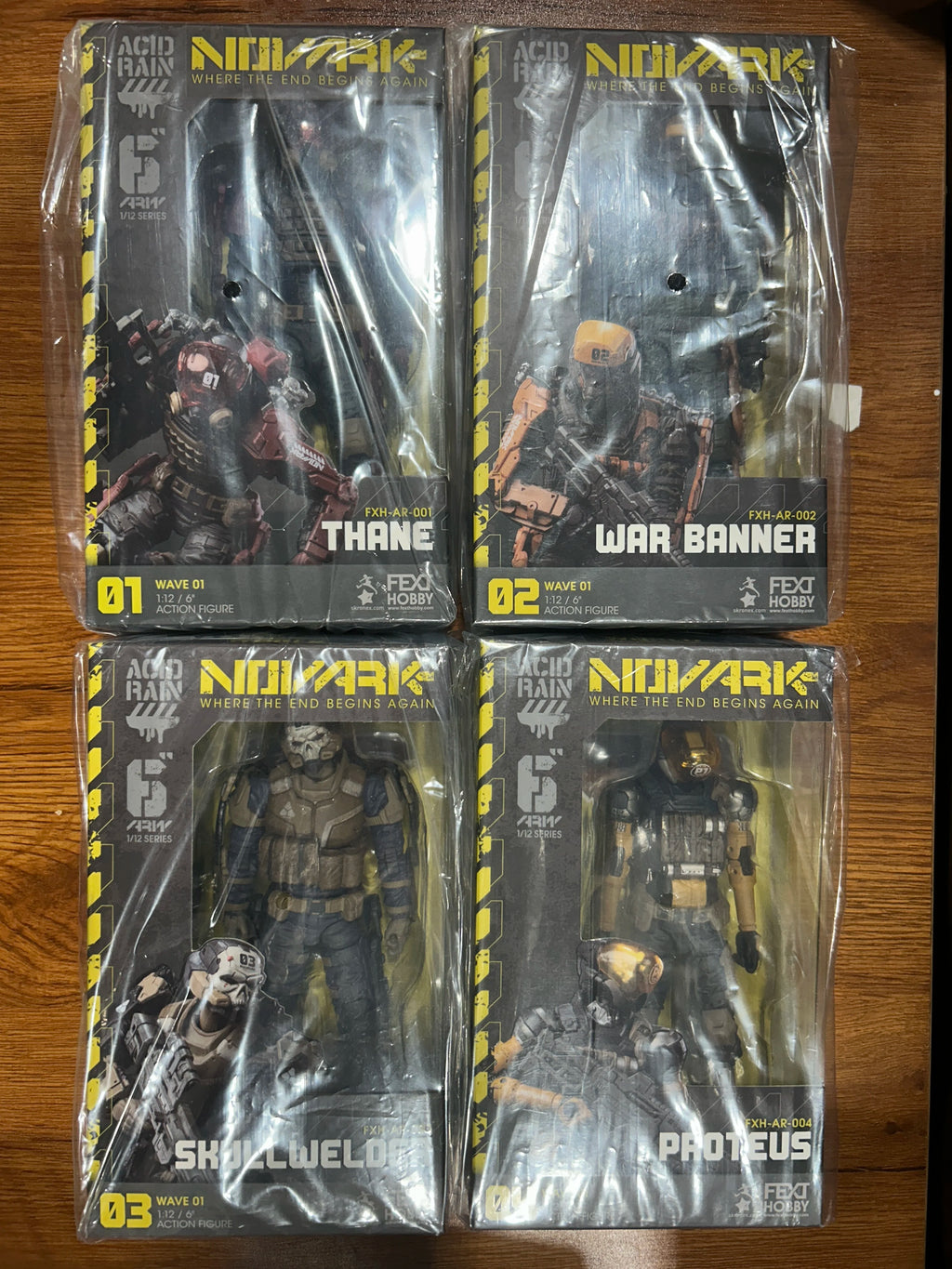 In Stock Acid Rain War AR-001 Lord 002 Battle Flag 003 Welding Skull 004 Pro 1/12 Movable Soldier Model Action Figure Toy Gift