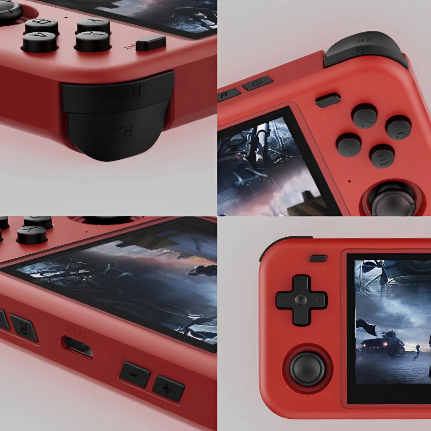 O30S Retro Handheld Game Console Linux System 3.5 Inch IPS Screen Portable Pocket Video Player Open Source for Kids Adults