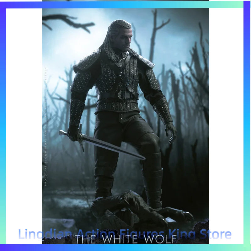 In Stock BUZZTOYS BUZ001 1/6 The White Wolf Witcher Wizard Animation Character Model Action Figure Toy Collection Gift