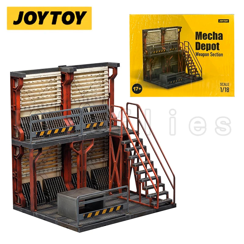 1/18 JOYTOY Diorama Mecha Depot Wea pon Area Anime Model Toy