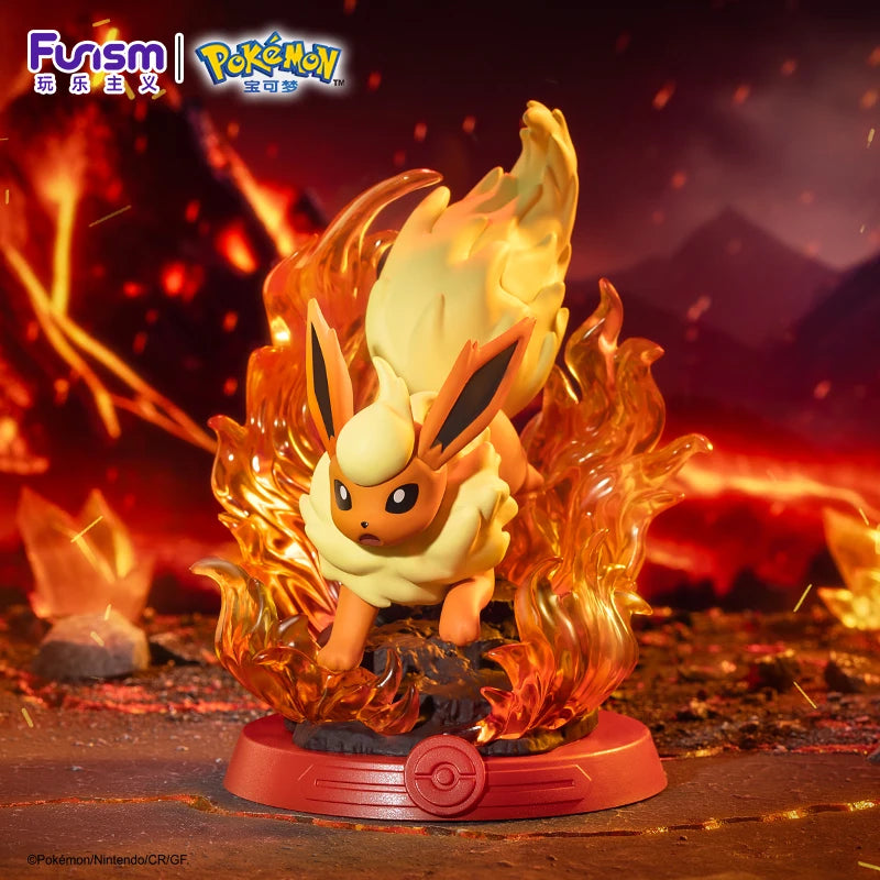 Genuine Original Pokemon Action Figure Eevee Sylveon Vaporeon Umbreon Espeon Flareon 9Style Anime Collection Model Doll Toy Gift