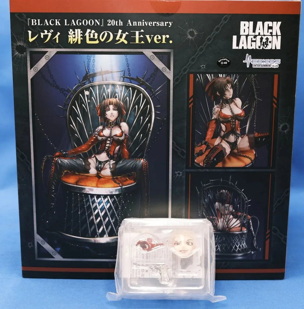 Genuine Medicos-e Black Lagoon 20th Anniversary Revy Scarlet Queen Ver. 1/7 Scale Figure Original Statue [Bonus Available]