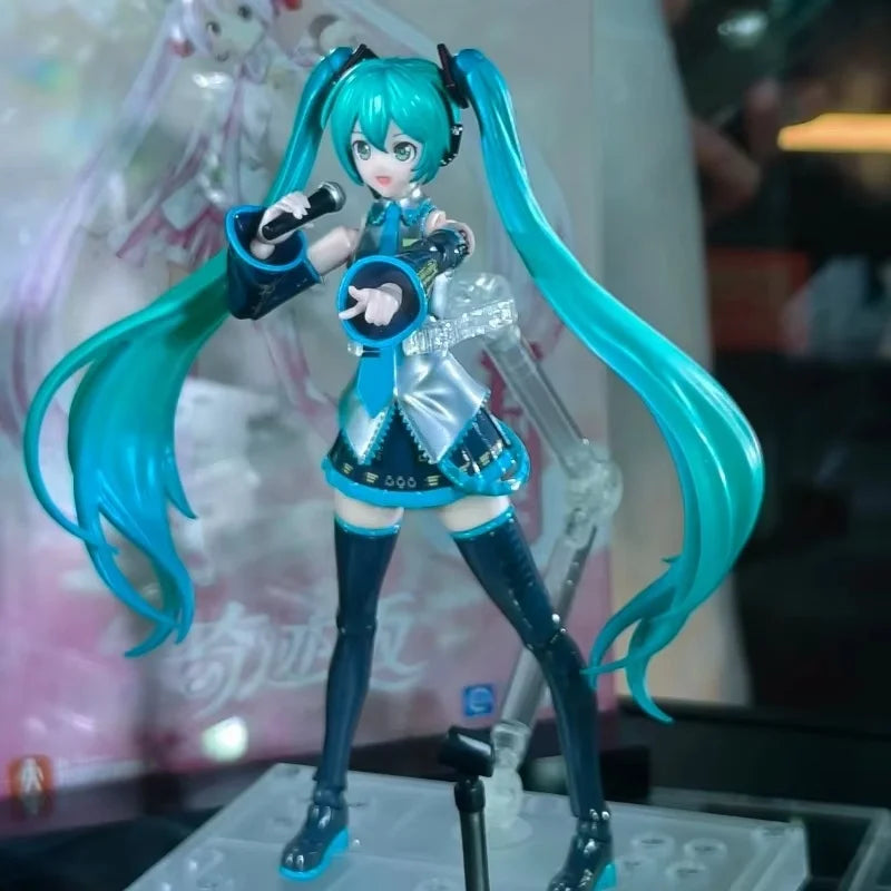 Нова оригинална фигурка на Blokees Hatsune Miku Miracle Version Anime, екшън фигурка, декорация за грил, коледни подаръци за рожден ден