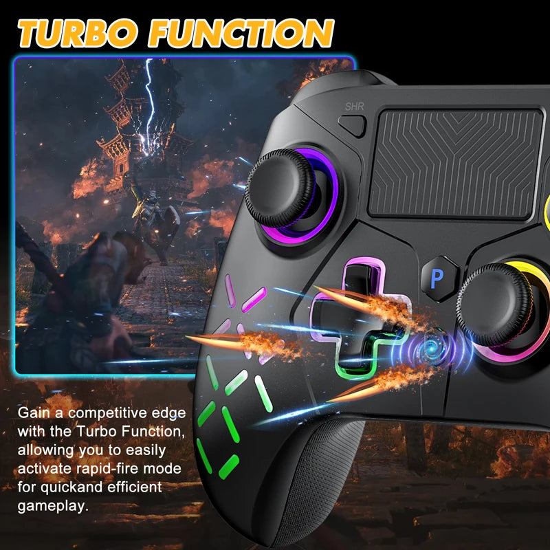 Wireless Controller for PS5 Console Steam/PC Joystick Turbo Dual Vibration Remote Control Rocker Supports BLACK MYTH WUKONG Game
