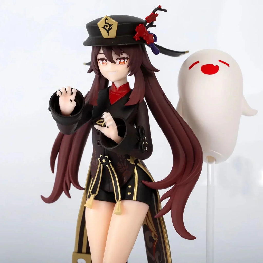 20CM Game Genshin Impact HuTao Figure Seventy-seventh Wang Sheng Hall Master Desktop Figurines PVC Model Dolls