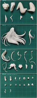 HDGK Resin Figure Kit Taimanin Mizuki Yukikaze 1/4 シリーズ ゆきかぜ バニーVer.  Unpainted Garage Resin Kit Model GK