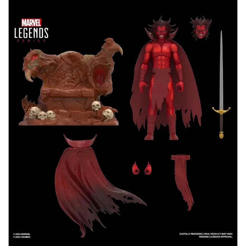 【Pre-sale July 2026】New Original Hasbro MARVEL LEGENDS Series Marvel’s Mephisto with Infernal Throne Action Figure Toys Gifts