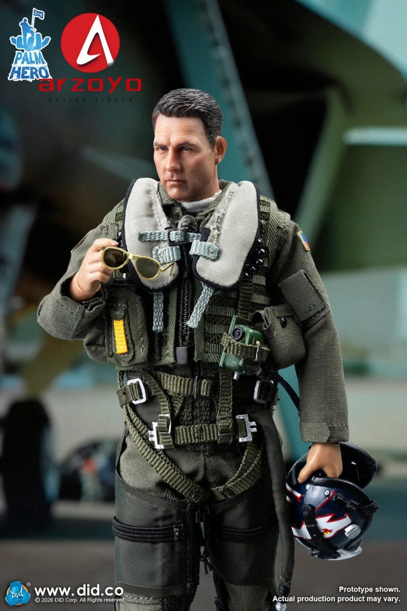 DID XM80031 1/12 Male Navy Instructor Pilot Soldier Super Flexible Action Figure 6'' Collectable Model Doll