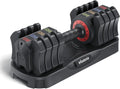 Verstellbare Hantel, 22,5 lb 5-in-1-Hantel mit Schnellverstellung, freie Gewichte mit Ablagefach für das Fitnessstudio zu Hause, Ganzkörpertrainingsgerät