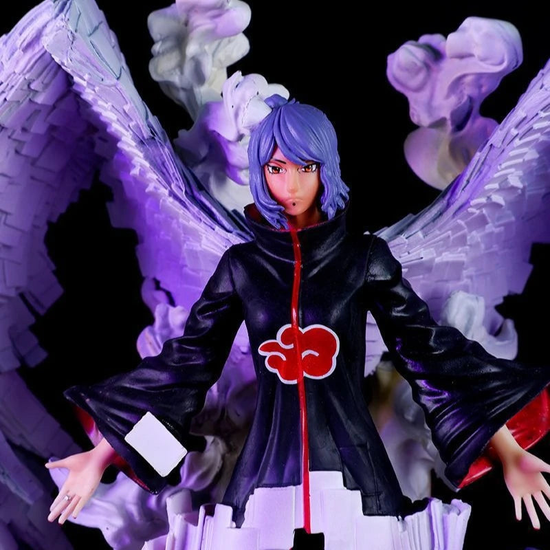 Naruto New 38cm Anime Figure Konan Pain Akatsuki Peripheral Collect Statue Model Desktop Decoration Ornaments Birthday Gift Toys