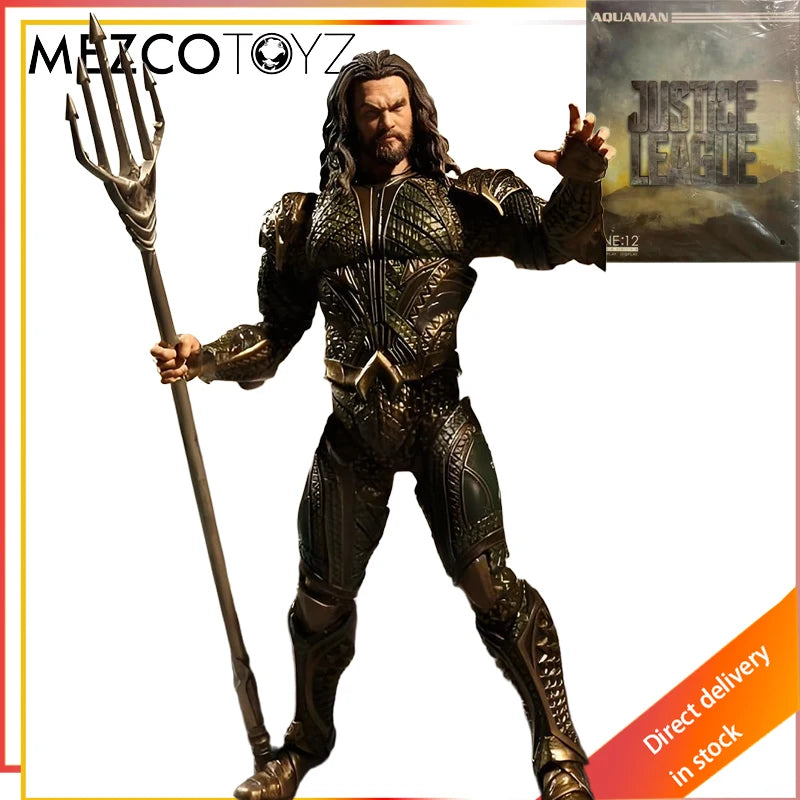 MEZCO TOYZ Original COLLECTIVE Series Aquaman Death Knell Batman Collectible Figure Action Joint Mobility Figure Model Toys