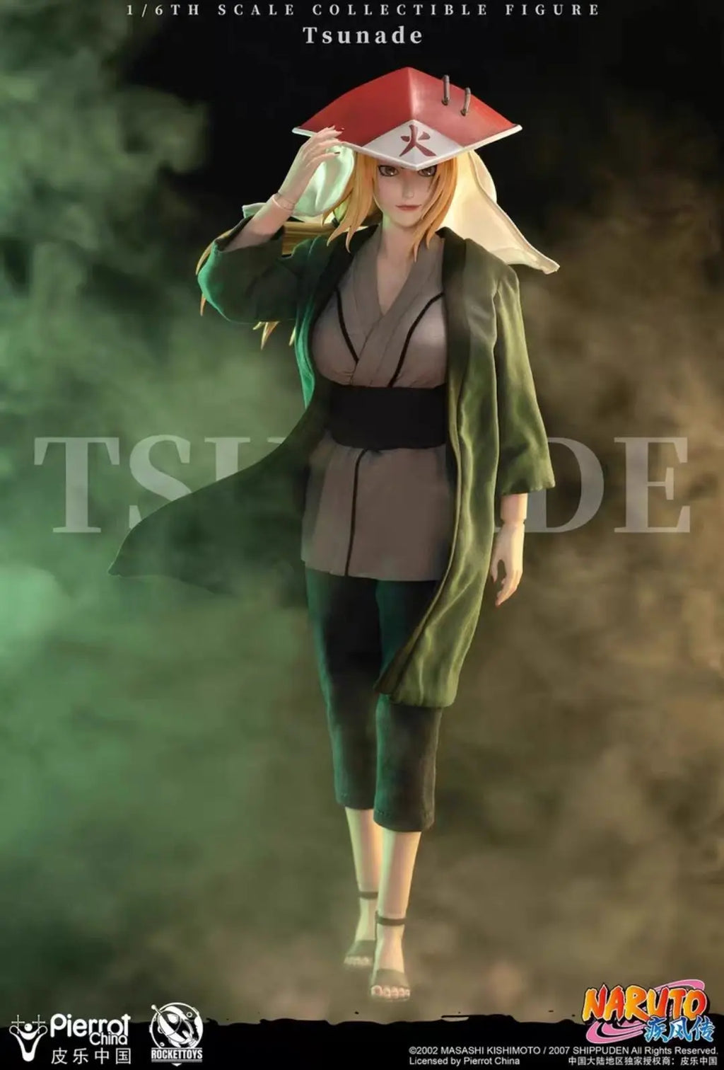 In Stock Rocket Toys Naruto Shippuden ROC009 Fifth Hokage Tsunade 1/6 Scale Movable Figure Special Edition Collectible Gift