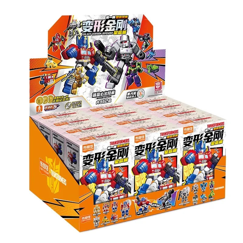 Hot Blokees Anime Figure transformers De Fender Version 1/2/3/4/5 OPTIMUS PRIME Megatron Ironhide Thundercracker Robot Toy Gifts