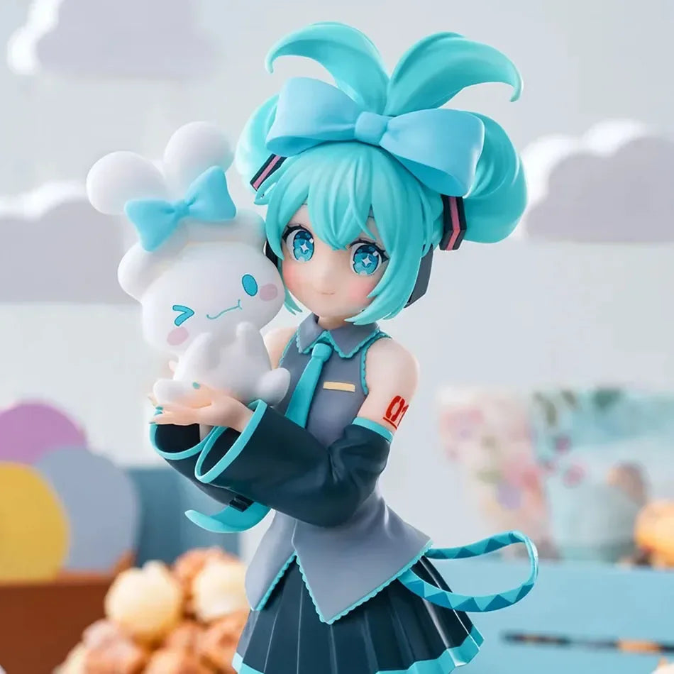 21cm Sexy Girl Hatsune Miku Anime Figure Fashion Subclture Miku Action Figure Christmas Gift PVC Collection Model Doll Toys