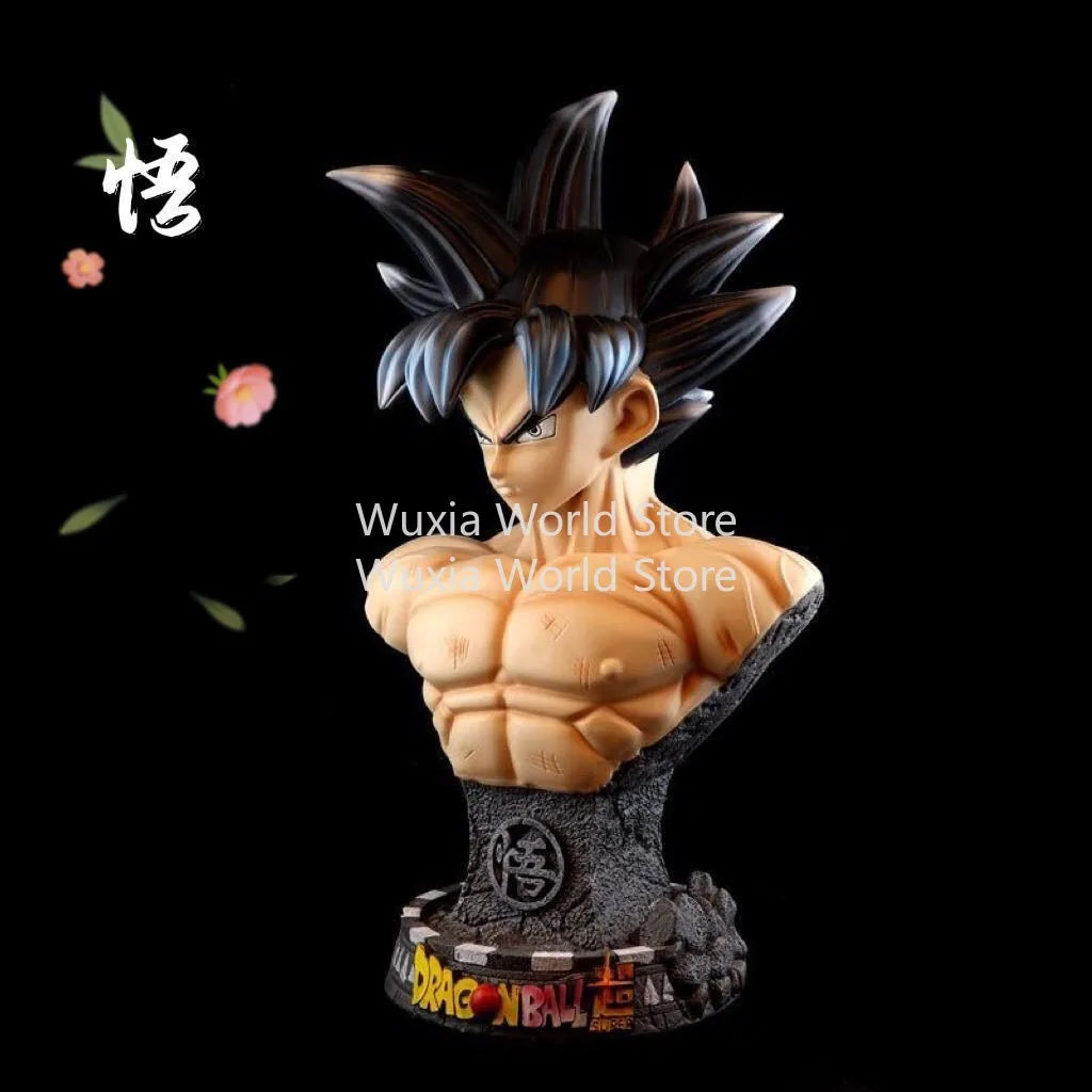 New 45cm Son Goku Bust Sculpture Figure DRAGON BALL Anime Figure Collection Desktop Ornament Decorations Best Gifts for Children