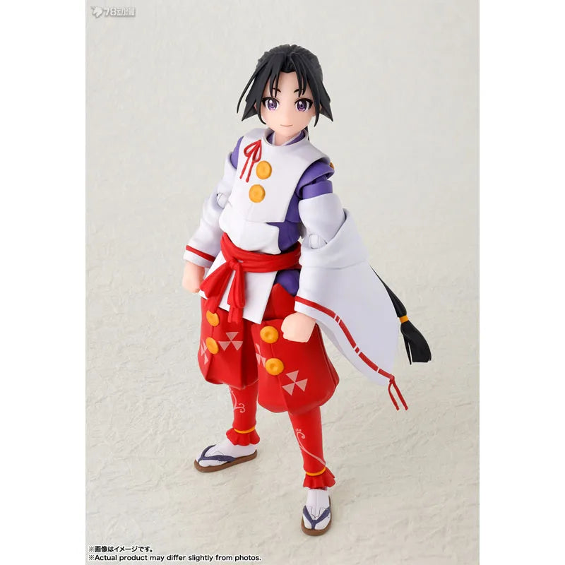 Bandai Genuine S.H.Figuarts Anime Figure Hōjō Tokiyuki 135mm Action Figure Toys for Boys Kids Gift Collectible Model Ornaments