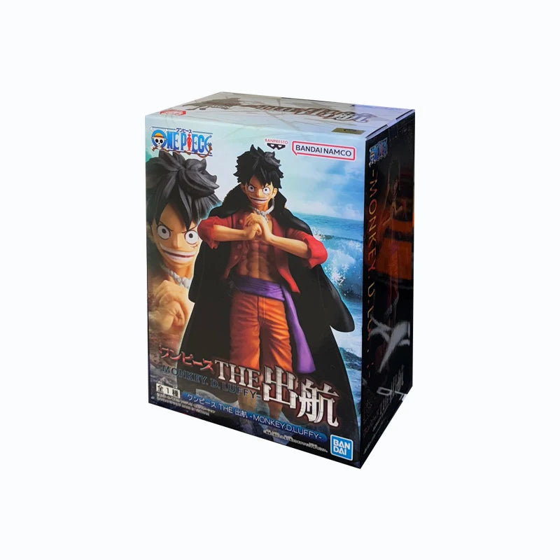 BANDAI Original Banpresto Anime ONE PIECE THE SHUKKO Monkey D. Luffy PVC Actionfigur Modell Sammlerspielzeug