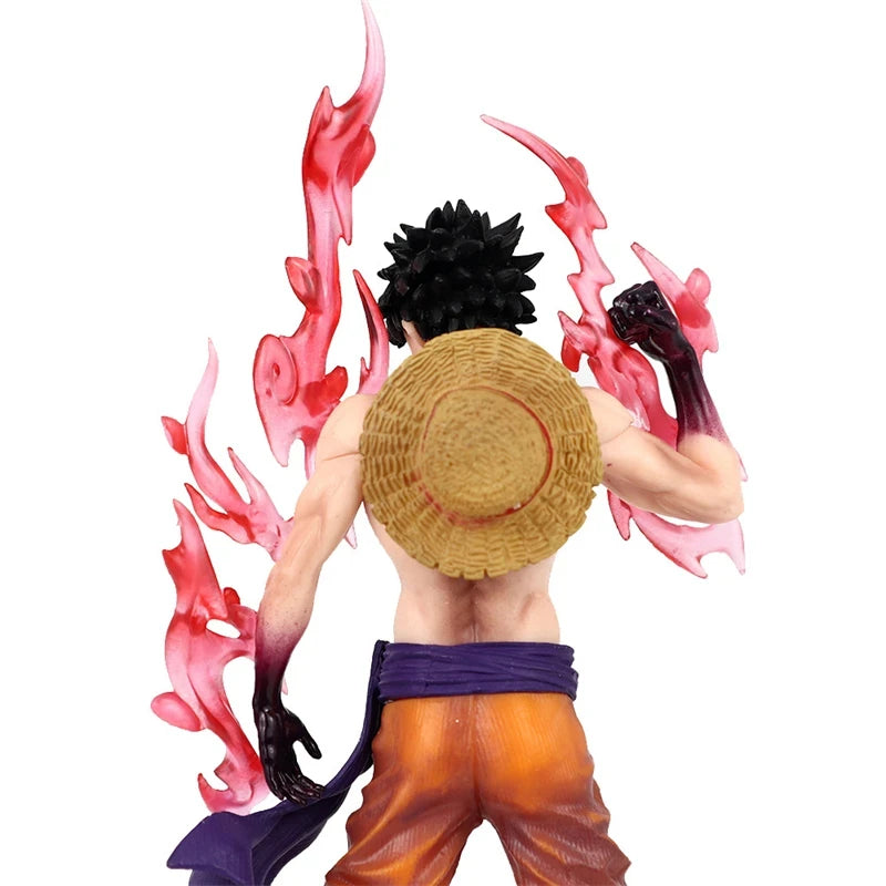 Hot One Piece Luffy Anime Figures Monkey D. Luffy Flowing Cherry Action Figures PVC Anime Collection Model Doll Toy Kid  Gift