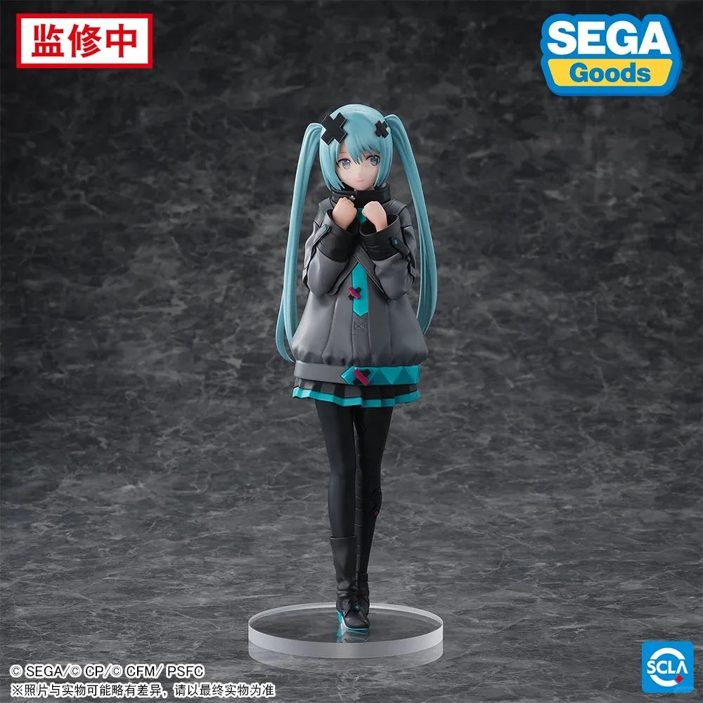 New In Stock Hatsune Miku In A World With Closed Windows Collectible Anime Action Kwaii Miku Figures Model Toys Christmas Gifts