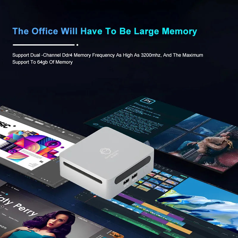 GenMachine AMD Ryzen 7 5800U Windows 11 Ryzen MINI PC DDR4 16/32GB 256/512GB SSD WIFI6 RTL8852, BT5.2 Diy Gaming Computer