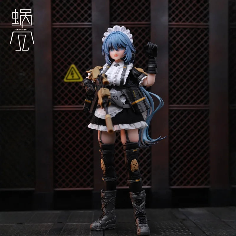 In Stock 1/12 Snail Shell Tactical Maid Ra-02 Tokiwa Kazune Series Action Figure Finished Anime Character Model Decoration Gifts
