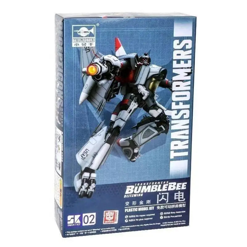 Spot Smart Kit SK02 Blitzwing SK08 Starscream TF6 Glue-free Transformation Toys Assembly Robot Anime Action Figures Movable Doll