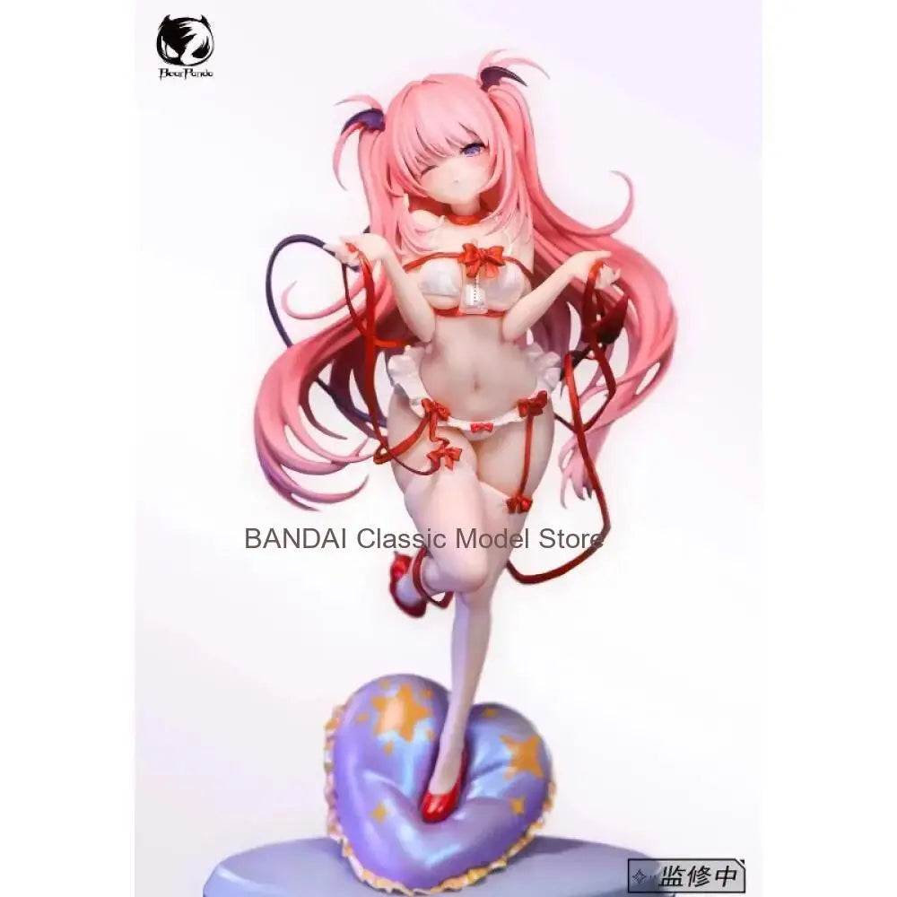 25cm Original Bear Panda Succubus Lulumu Tamano Kedama Chasing Eyes PVC Sexy Action Figure Model Toys Collection Series