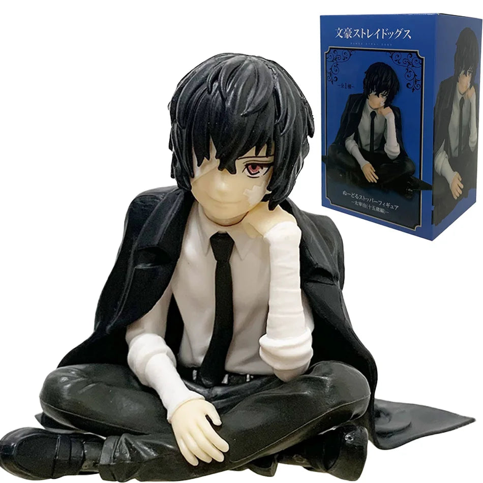 New Bungo Stray Dogs Dazai Osamu Figurine Nakahara Chuuya Action Figures PVC Model Collection Noodle Stopper Birthday Gifts Toys