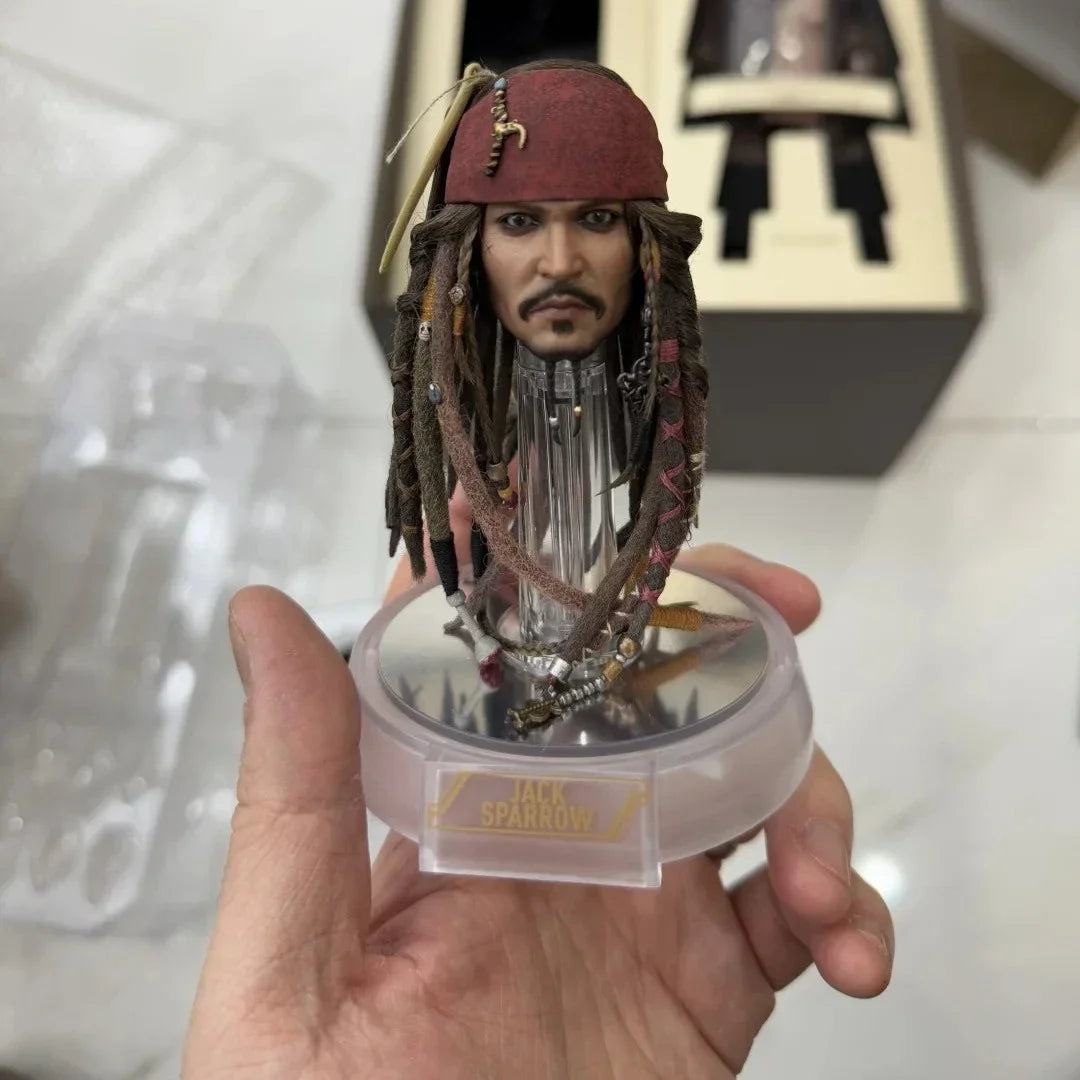 HOTTOYS HT 1/6 Captain Jack Sparrow DX37/DX38/DX39AE Pirates of The Caribbean Hair Transplant  Action Figure Collection Model