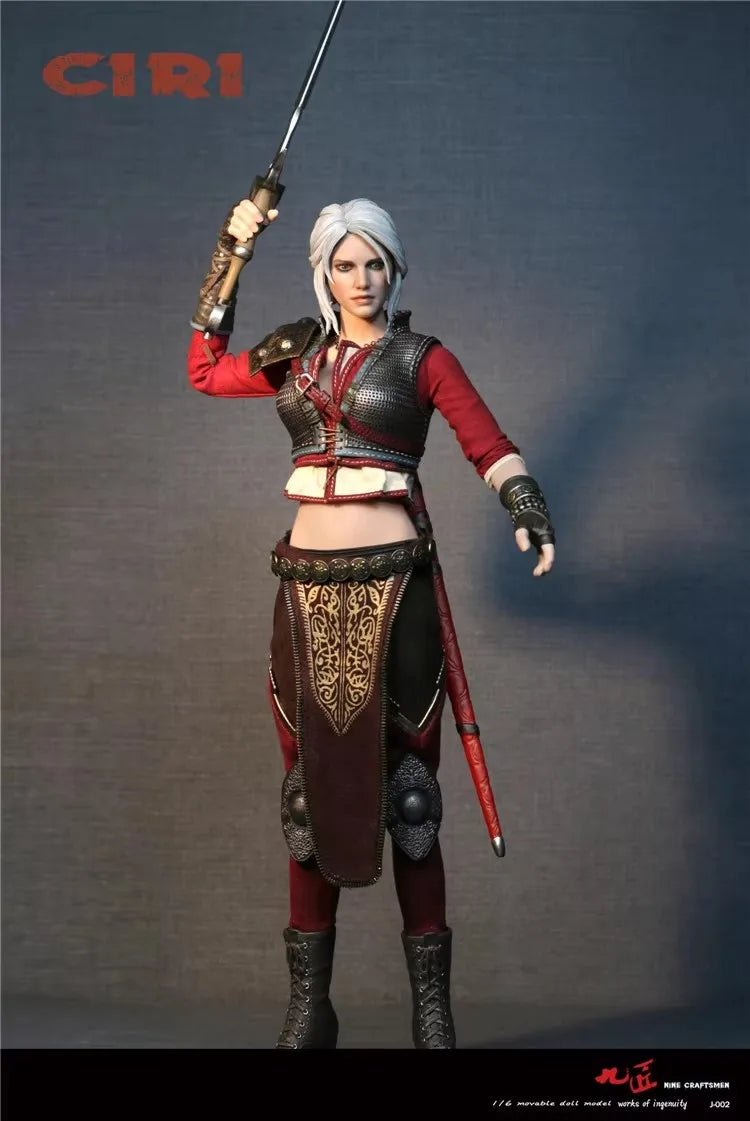 Nine Craftsmen J-002 1/6 Female Soldier CIRI Armor Version Model Toy Full Set 12'' Action Figures In Stock