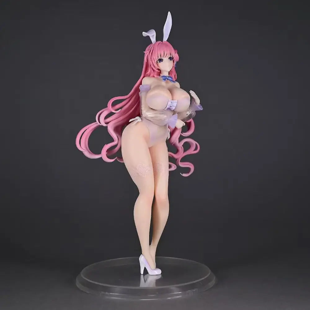 27cm One Piece Pink Hair Bunny Girl Figure Anime Game Peripheral Collectible Pvc Statue Desktop Ornament Gift For Boys