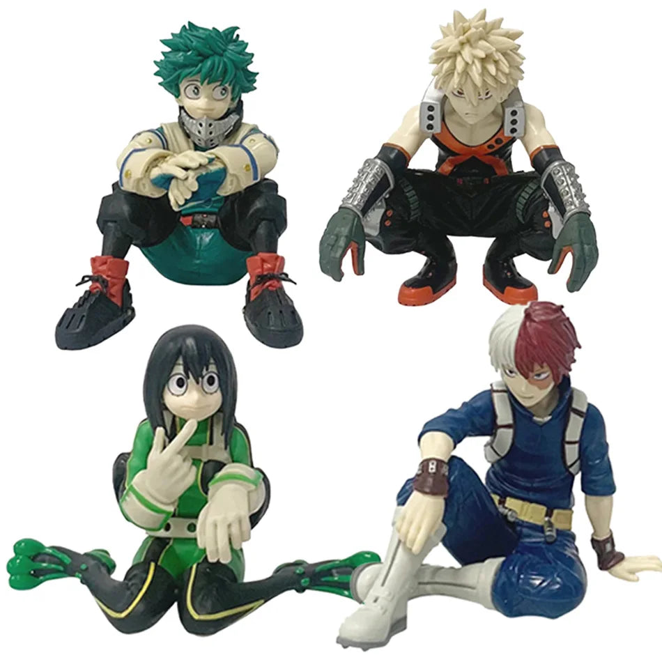 Anime Figure My Hero Academia Midoriya Izuku Bakugou Katsuki Todoroki Shoto Asui Tsuyu PVCAction Figure Collectible Model Toys