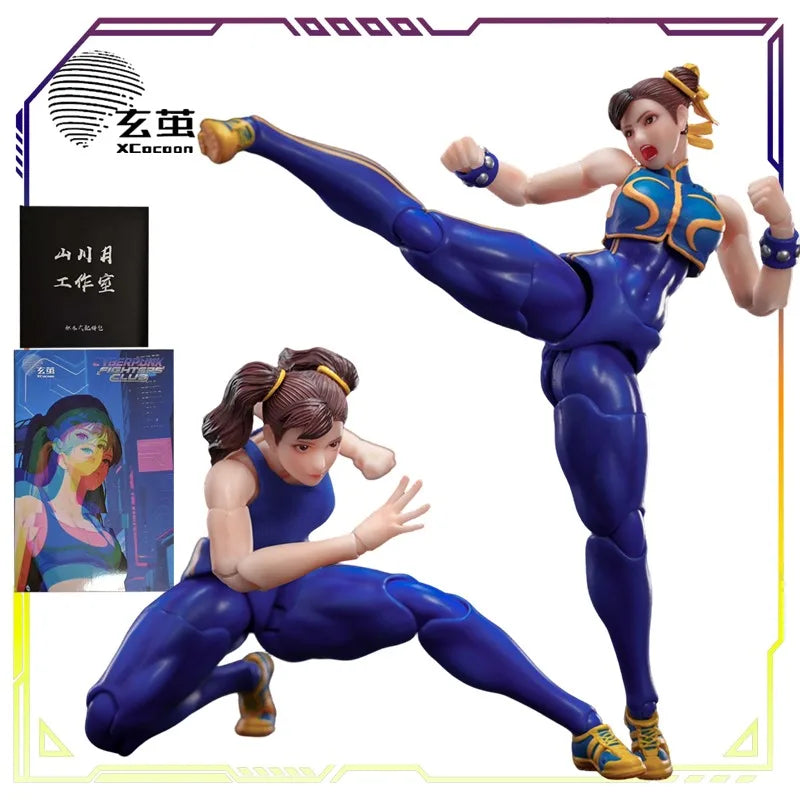 Xuan Cocoon Studio Original 1/12 Scale Street Fighter Series Fighting Girl Chun-Li Anime Action Figure Collectible Model Toys