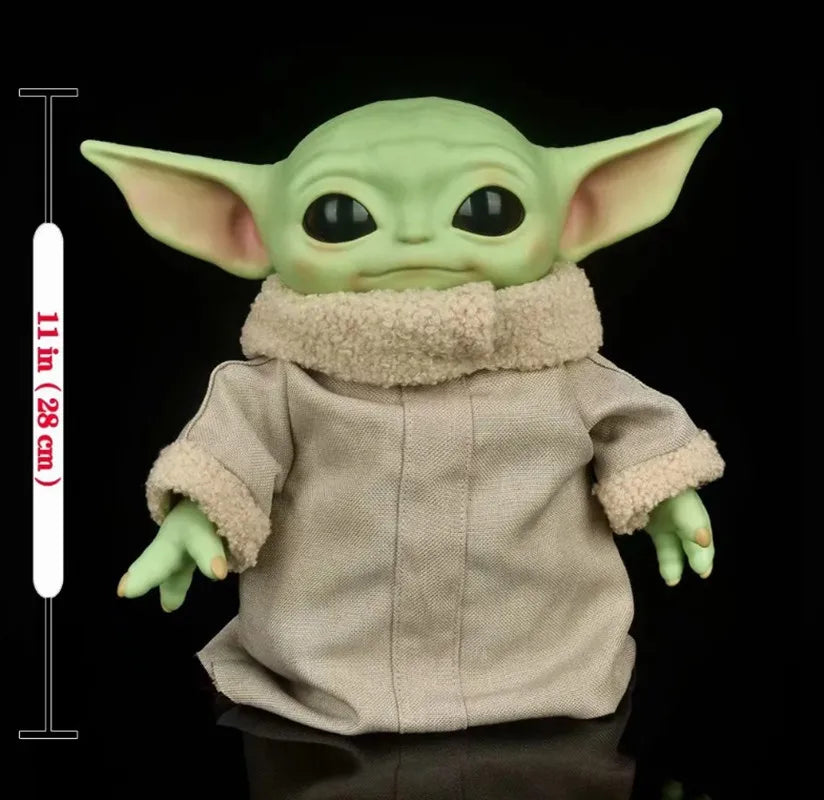 17-28cm Disney Movies Star Wars 28cm Baby Yoda Action Figure Toy Model Dolls Toys Kids Birthday Gifts