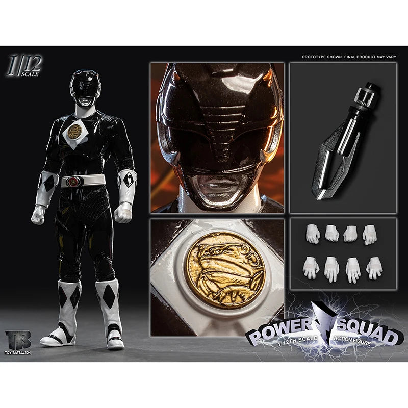 Original Toys Battalion TB020 1/12 Scale Power Squad Power Rangers Figure Set In Stock Anime Action Collection Figures Model Toy