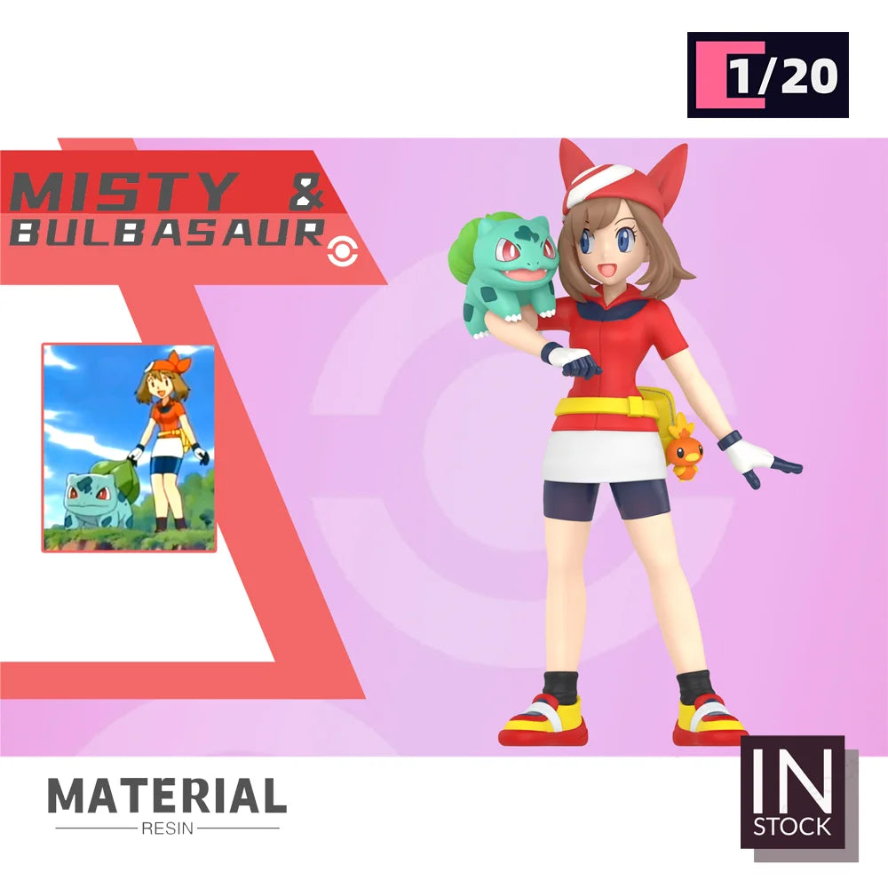 [IN STOCK]1/20 Scale World Figure [Lucky Wings Studio] - Shiny Staryu & Starmie & Corsola & Luvd & Misty & Manaphy & Bulbasaur