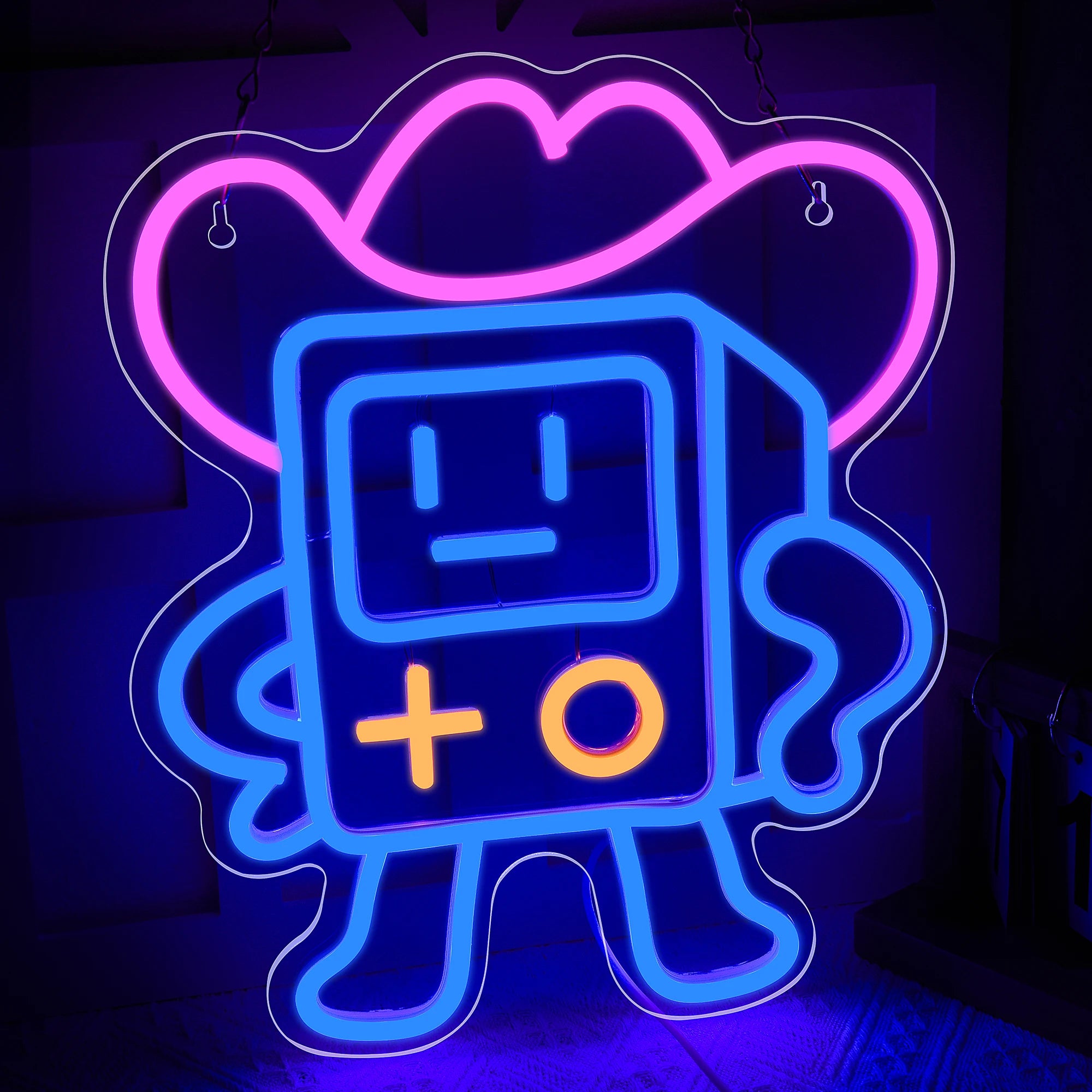 LED Game Room Neon Sign Game Room LED Sign Light Gamer Gift for Teen Boys Game Room Decor Bedroom Wall Gaming Wall Decoration