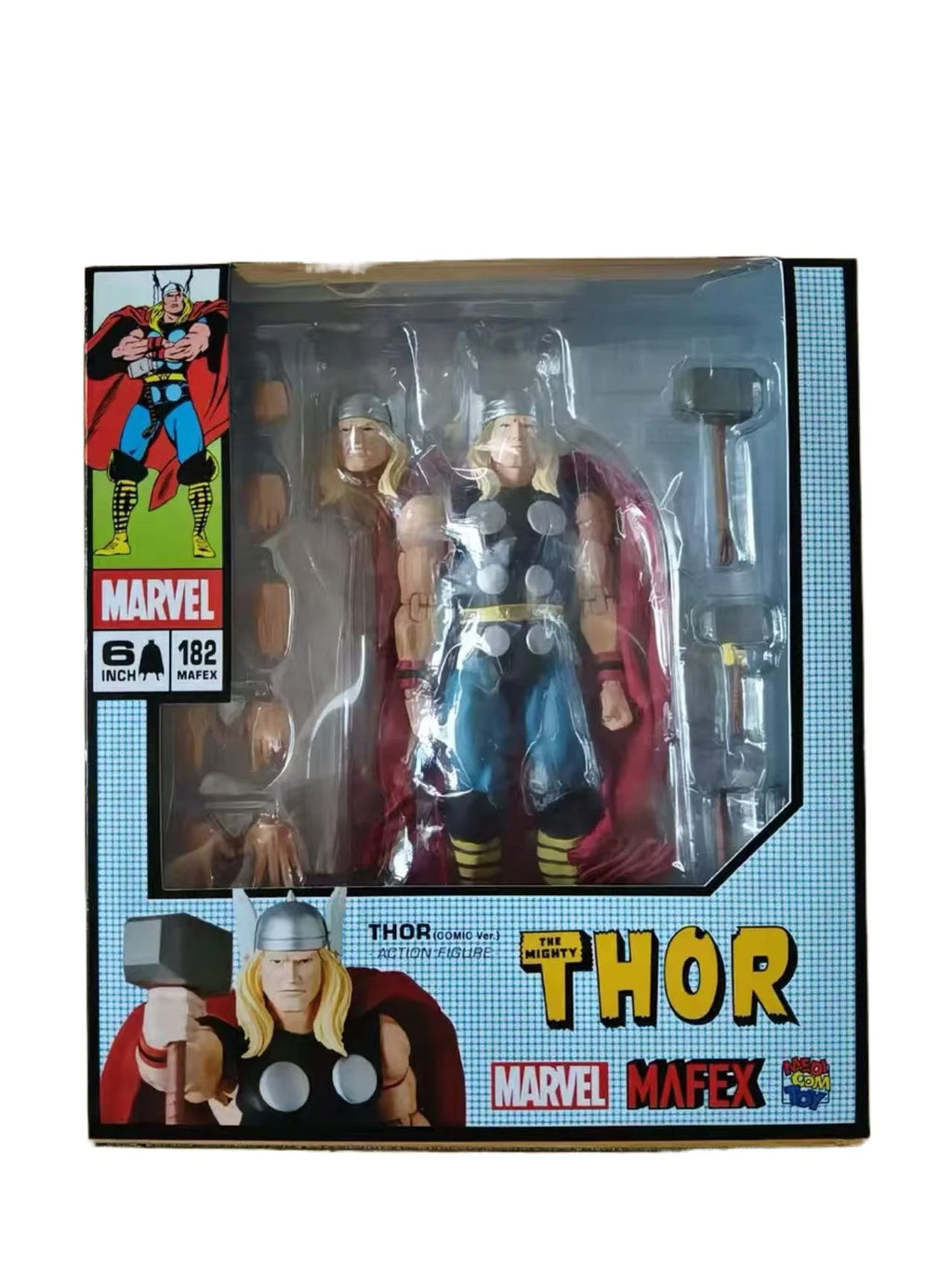 In Stock Original Medicom MAFEX Comic Edition Thor Thor Sol Action Figures Anime Model Collectible Toy Gift