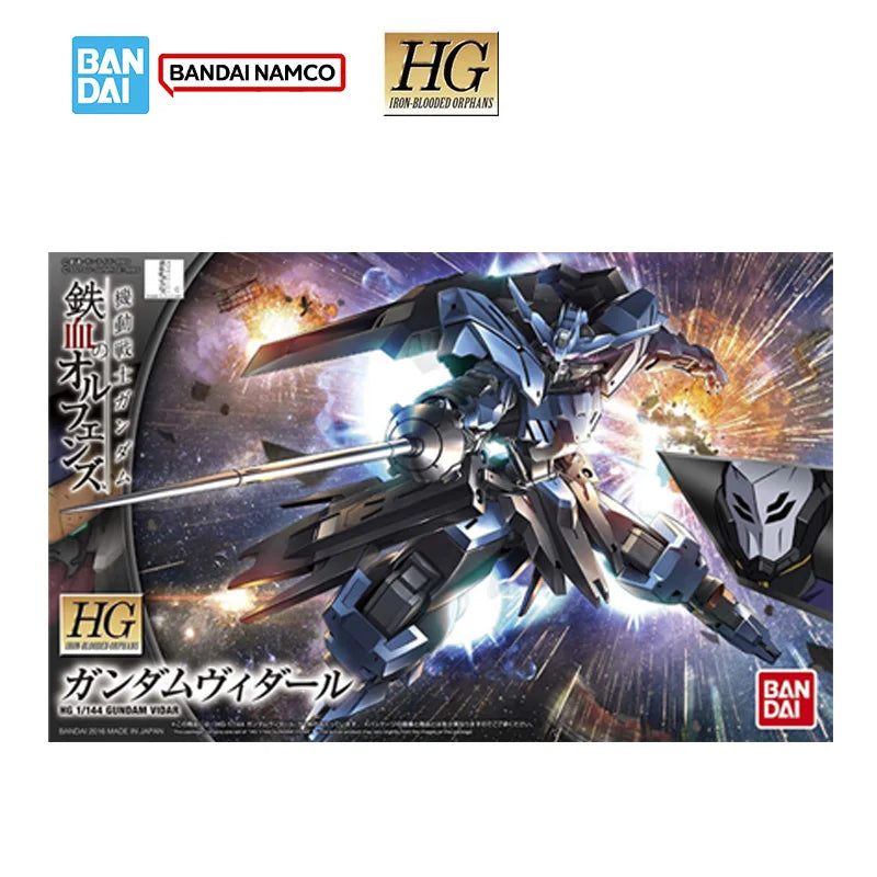 Bandai Original Genuine Figure Gundam Model Kit HG IBO 1/144 ASW-G-66 Gundam Vidar Collection Model Action Figure for Toys Gifts