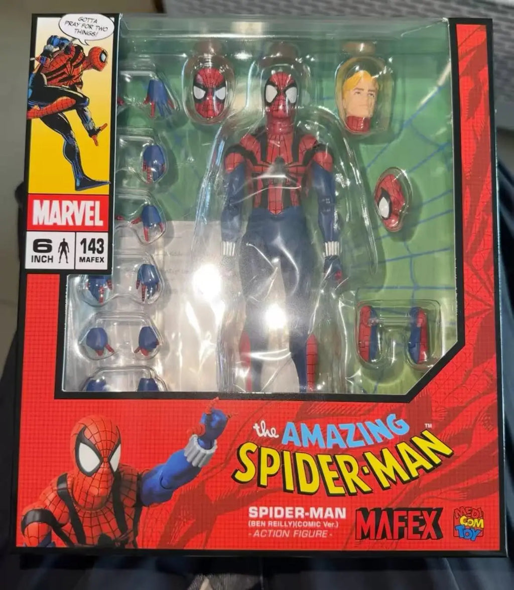 Medicom Toy MAFEX Star Wars Spider Man Comic Version Series Ben Riley\268 Scarlet Spider Action Figure Model Toys Movable Model