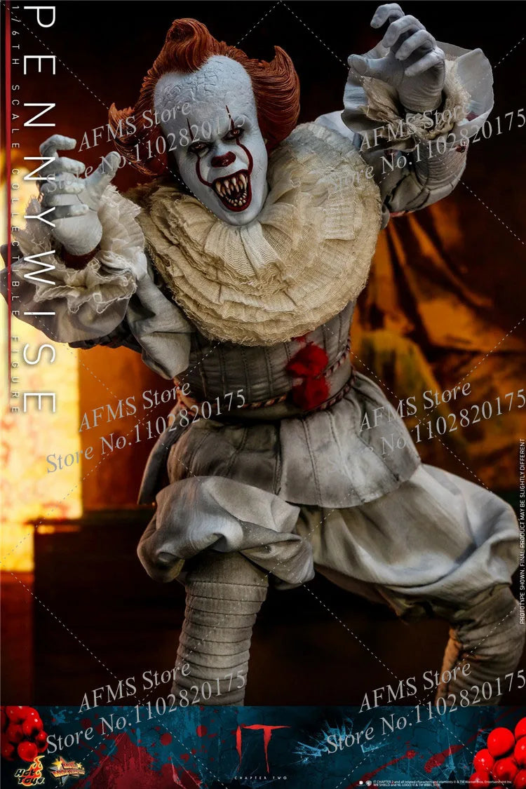 MMS555 1/6 Scale Collectible Figure It Pennywise Classic Horror Movie Clown Full Set 12Inch Men Soldier Action Figure