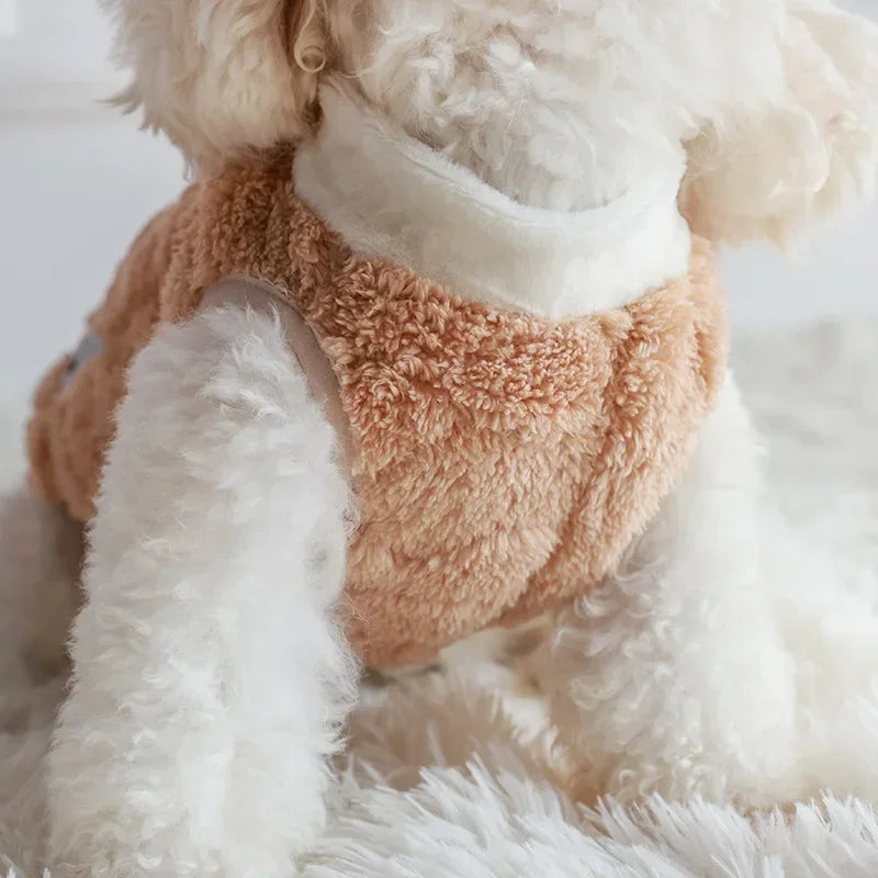 Weiche Fleece-Hundekleidung, warmer Winterpullover für Welpen und Kätzchen, Haustierkleidung für kleine Hunde, Chihuahua, Bulldogge, Bekleidungspullover für Hunde