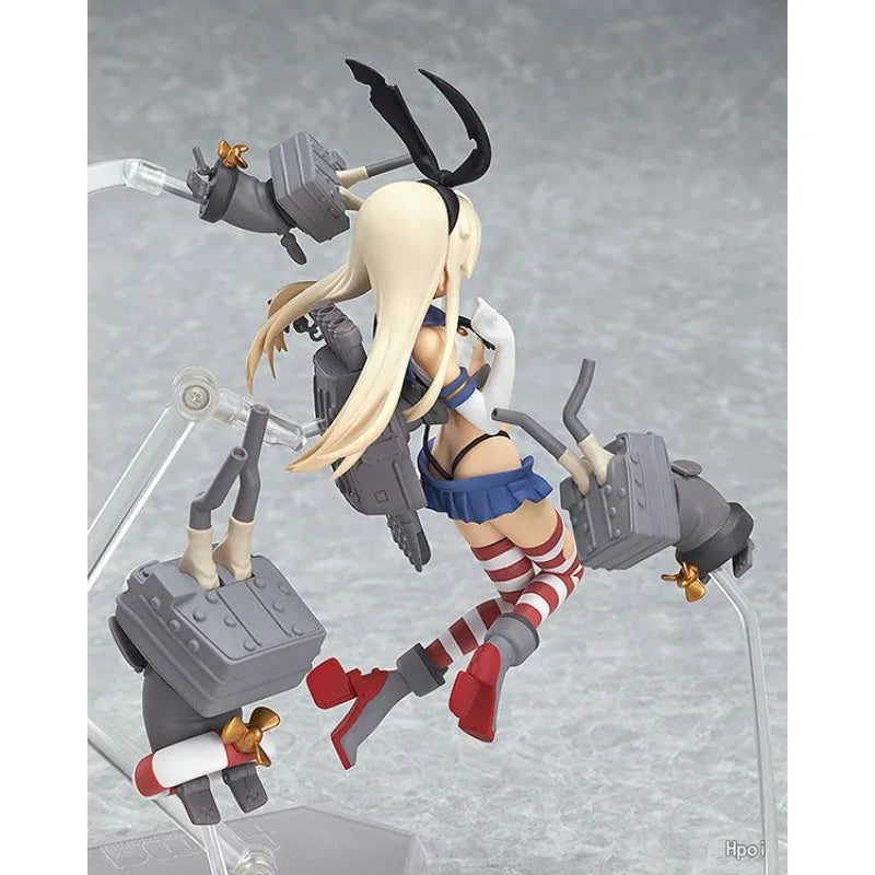 In Stock Original Max Factory FigFIX #001 Kantai Collection KanColle Shimakaze 13cm PVC Anime Figure Toy Gift Ornament