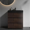 30 Inch Bathroom Vanity with Sink, Modern Small Bathroom Storage, Includes Overflow Feature