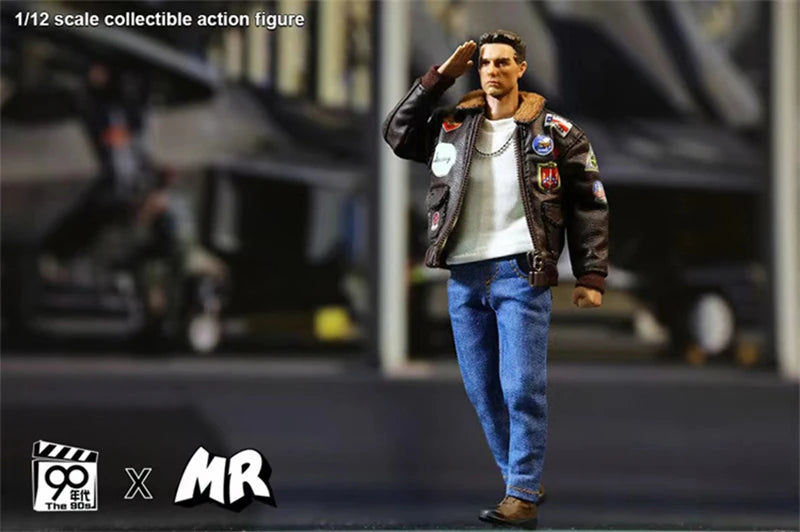 MR. FIGURE X 90S MRF90S-001 1/12 Scale Male Soldier the Major of the Air Force Tom Cruise Model 6'' Full Set Action Figure Doll