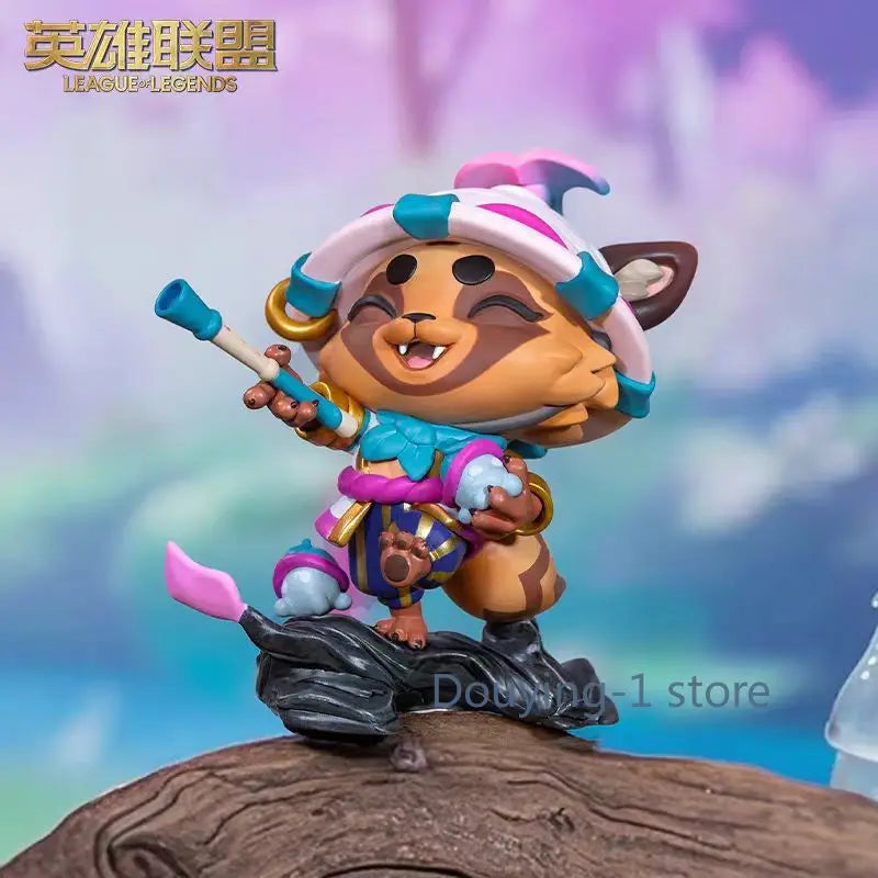 In stock, League of Legends LOL, Spirit Blossom, Teemo figure, Q version display game official peripheral spot decoration toys