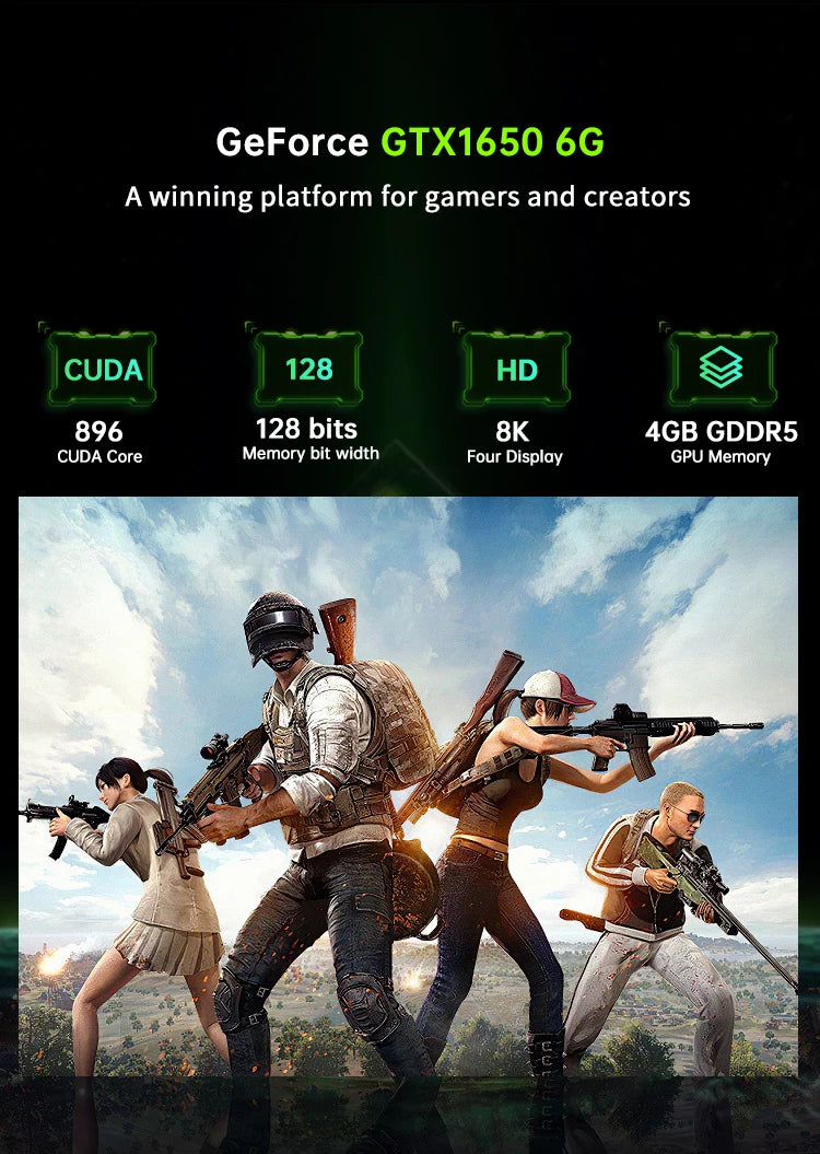 Gaming Mini PC GTX1650 4GB Video Card Mini PC Intel core I9-9900T Windows 11 Desktops Mini PC Gaming Computer DDR4 linux Wifi 6
