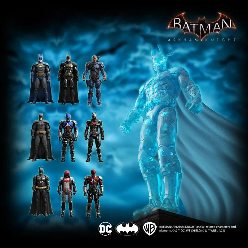 9pcs F5 Batman Arkham Knight Assembled Model Blind Box 11style 10cm Action Figures Crazy Version Collection Hobby Model Boys Toy